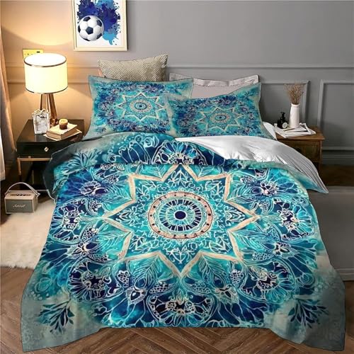Parure de lit fermeture éclair en microfibre résistante anti-plis - 6