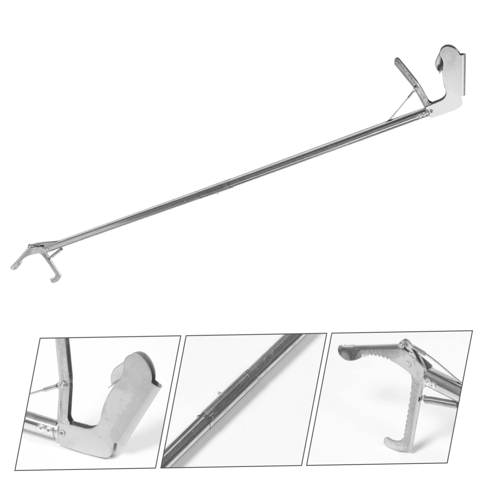 4 pezzi pinzette for rettili serpente acciaio inossidabile strumenti for granchio strumento for raccogliere lettiera strumento for afferrare strumento for afferrare serpente Pinze for serpenti Pinze f