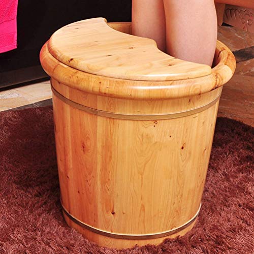 Spa de pies de madera sólido para adultos miniatura 5