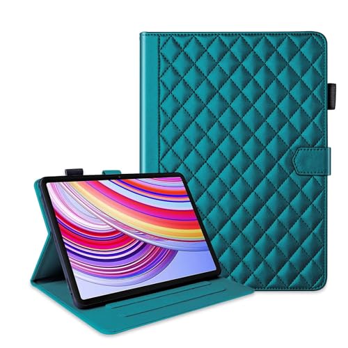 Étui en cuir PU premium pour Xiaomi Redmi Pad Pro 12.1" avec veille automatique, vert