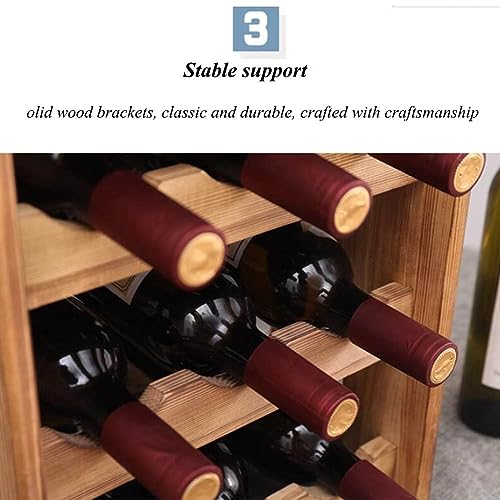 Soporte para Botellas de Vino de Madera Pine 12 Botellas miniatura 5
