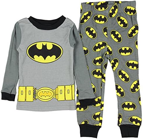 DC Comics Little Boys Toddler Batman Cotton Pajama Set (5T)