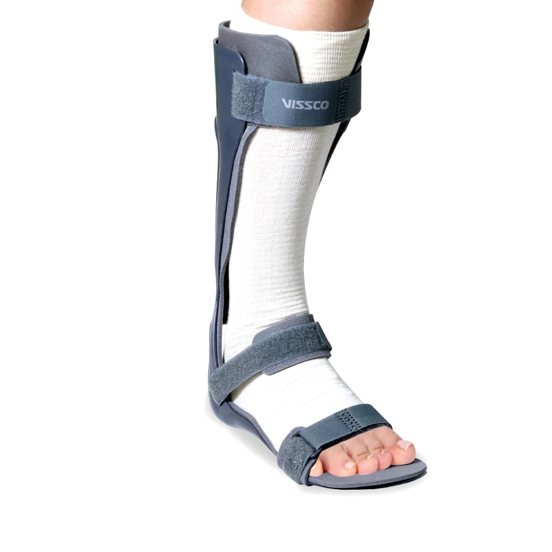 Vissco Foot Drop Support with Padding For Peroneal Nerve Palsy, Free Stockinette, Lighweight (Grey) (L, Right) (B0CGTXMHQ4) Amazon Price History, Amazon Price Tracker
