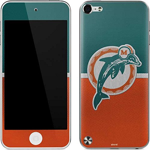 Skinit Decal MP3 Player Skin Compatible with iPod Touch (5th Gen&2012) - Officially Licensed NFL Miami Dolphins Vintage Design