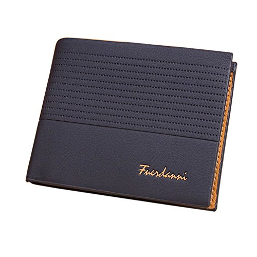Stylish Men Bifold Wallet with RFID Blocking Slim Minimalist Front Pocket Wallet