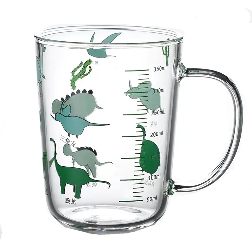 Taza medidora de Vidrio con Escala, Taza for Leche, Resistente a Altas temperaturas, for el hogar, Cocina, Hornear, Huevo batido, Taza medidora de Agua