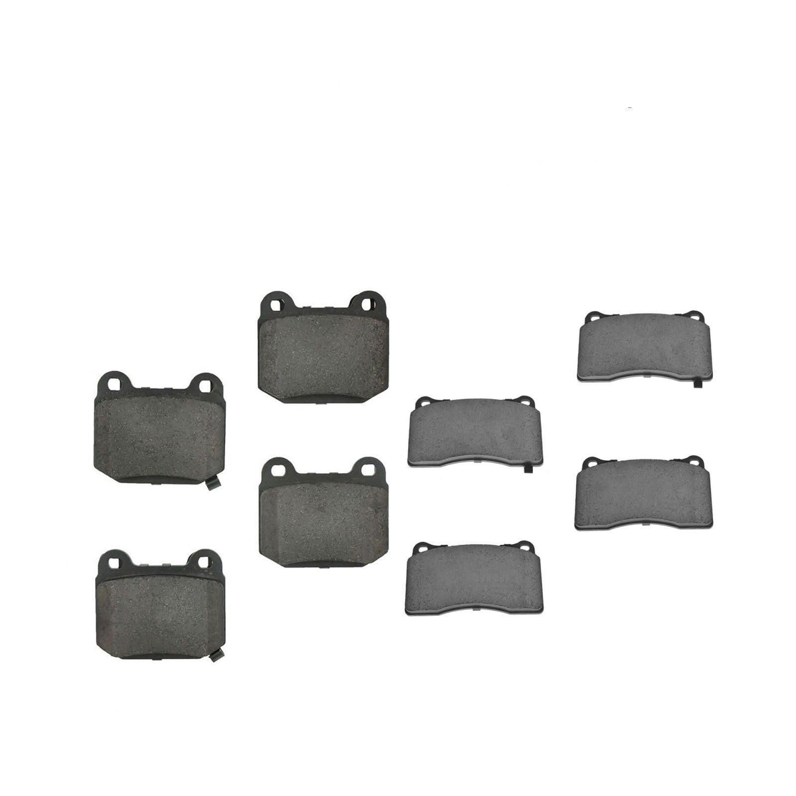 ラシャス 323、325 Amazon.com: YijieBuyi 8pcs Disc Brake Pad Set Kit Front Rear