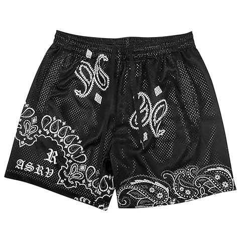 DIOTSR Mens Paisley Graphic Athletic Shorts Cover
