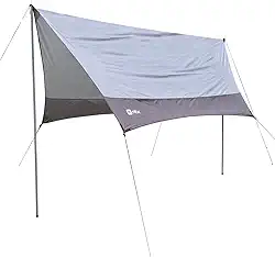NTK, Toldo Tarp Shade em Poliéster Oxford 210D Proteção para Camping e Trilhas, Bege