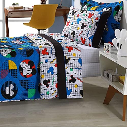 Jogo de Cama Solteiro Infantil 3 Pçs Disney Mickey Pop Andreza