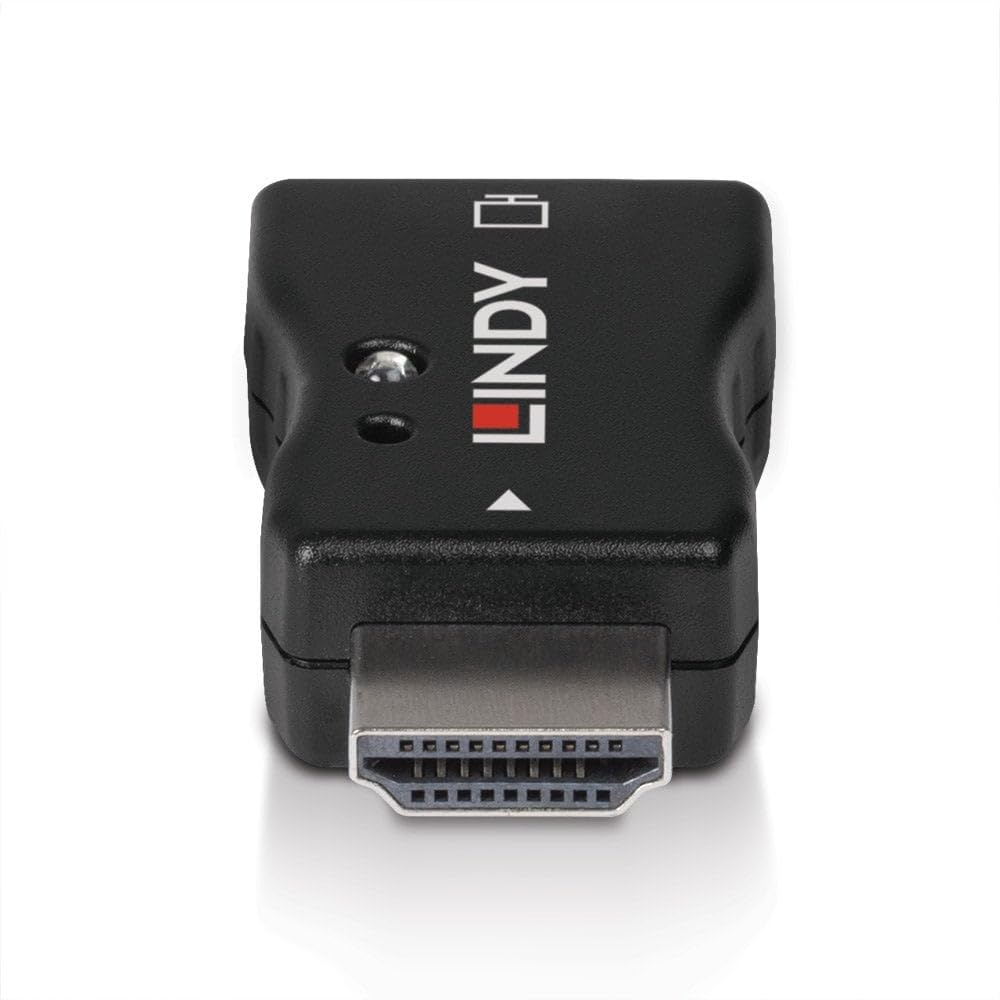 Lindy HDMI 2.1 EDID Emulator Advanced EDID Minder do wyświetlaczy HDMI, obsługuje 8K, HDR i wysokie częstotliwości odświeżania