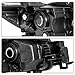 TUSDAR Headlight Assembly Replacement Fits 2013 2014 2015 2016 Mazda CX-5 Factory [Halogen Type] Projector Factory Headlamp LH+RH Driver & Passenger Side