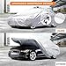Audew 6 Layers Car Cover Waterproof All Weather Breathable UV Protection Snowproof Dustproof Universal Fit Full Car Covers for Sedan, SUV L(175’’-190’’)