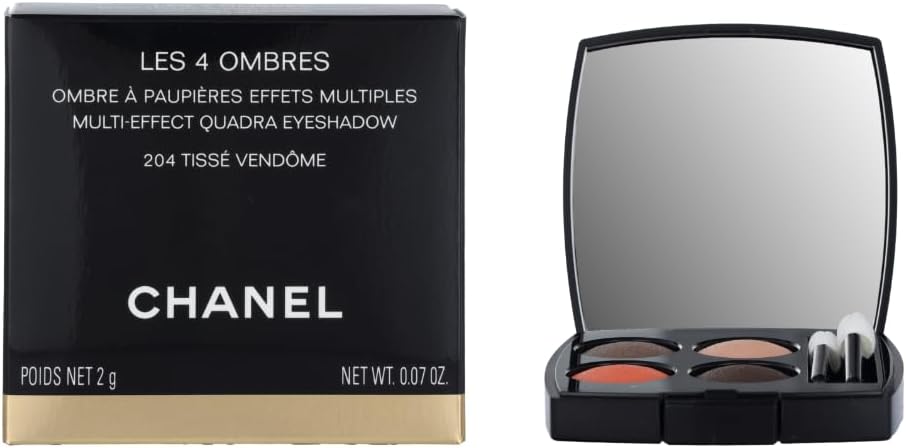 Chanel Les 4 Ombres Multi-effect Quadra Eyeshadow No. 204 Tisse Vendome for Women, 0.04 Ounce