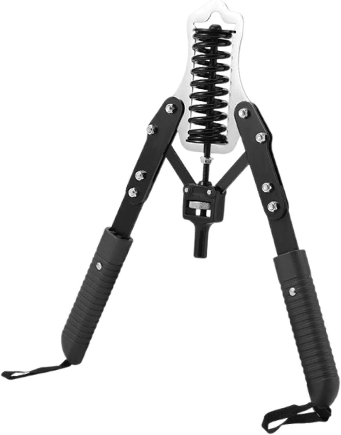 Adjustable 10-200kg Spring Chest Expander Power Twister Bar Sturdy Triangular Stable Structure Arm Exercise Strengthener