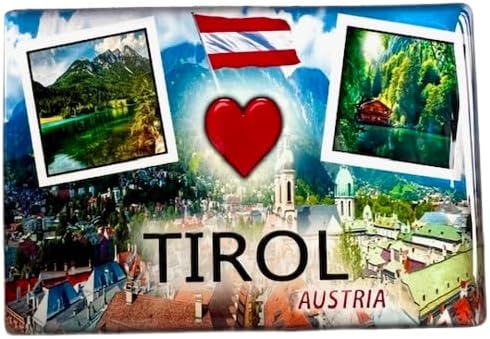 Tyrol, Austria, Holiday, Souvenir, Fridge Magnet, Travel Memory, Gift Items, Holidays 1212
