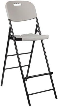 Toolland FP140 Tolland Bar Stool with Backrest Additionally Foldable 5.4kg Weight