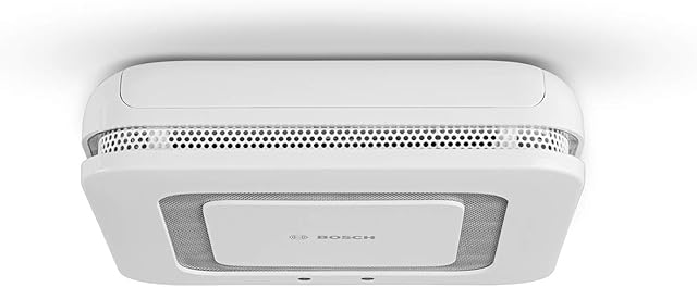 Bosch Smart Home Twinguard Smoke Detector with Air Quality Measurement and App Function, Compatible with Apple HomeKit