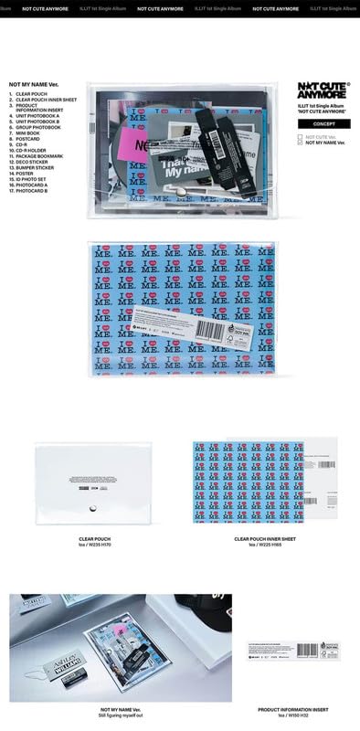 ILLIT Album - NOT CUTE ANYMORE NOT CUTE+NOT MY NAME 2 Standard ver