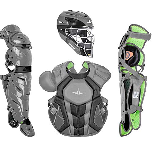 All Star System7 Axis CC NOCSAE Certified Adult Pro Baseball Catcher's Kit
