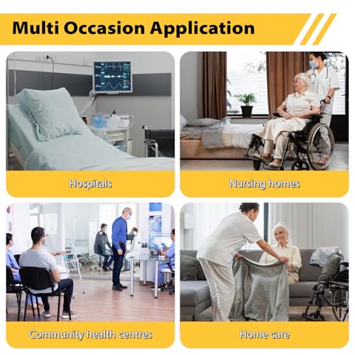 Klappbar Infusionsständer mit 4 Haken und 3 Netzbeuteln IV Ständer Höhenverstellbar von 70-210 cm Tragbarer Aluminiumlegierung Infusion Halterung für Zuhause Pflegeheime Klinikum