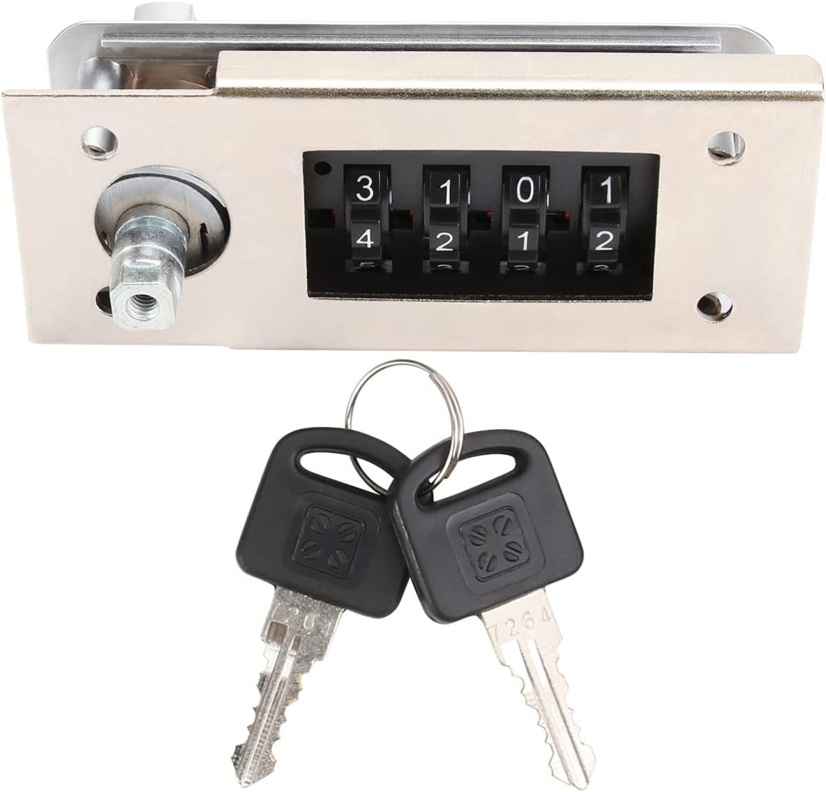 Candado con cerradura de combinación, cerradura codificada for equipaje, candado con código, dial de metal for exteriores, candado for candado, cajón, leva, dígitos, escuela fija con casillero, puerta