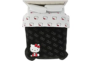 Enchanting 'Hello Kitty' Bedding Set for a Queenly Slumber