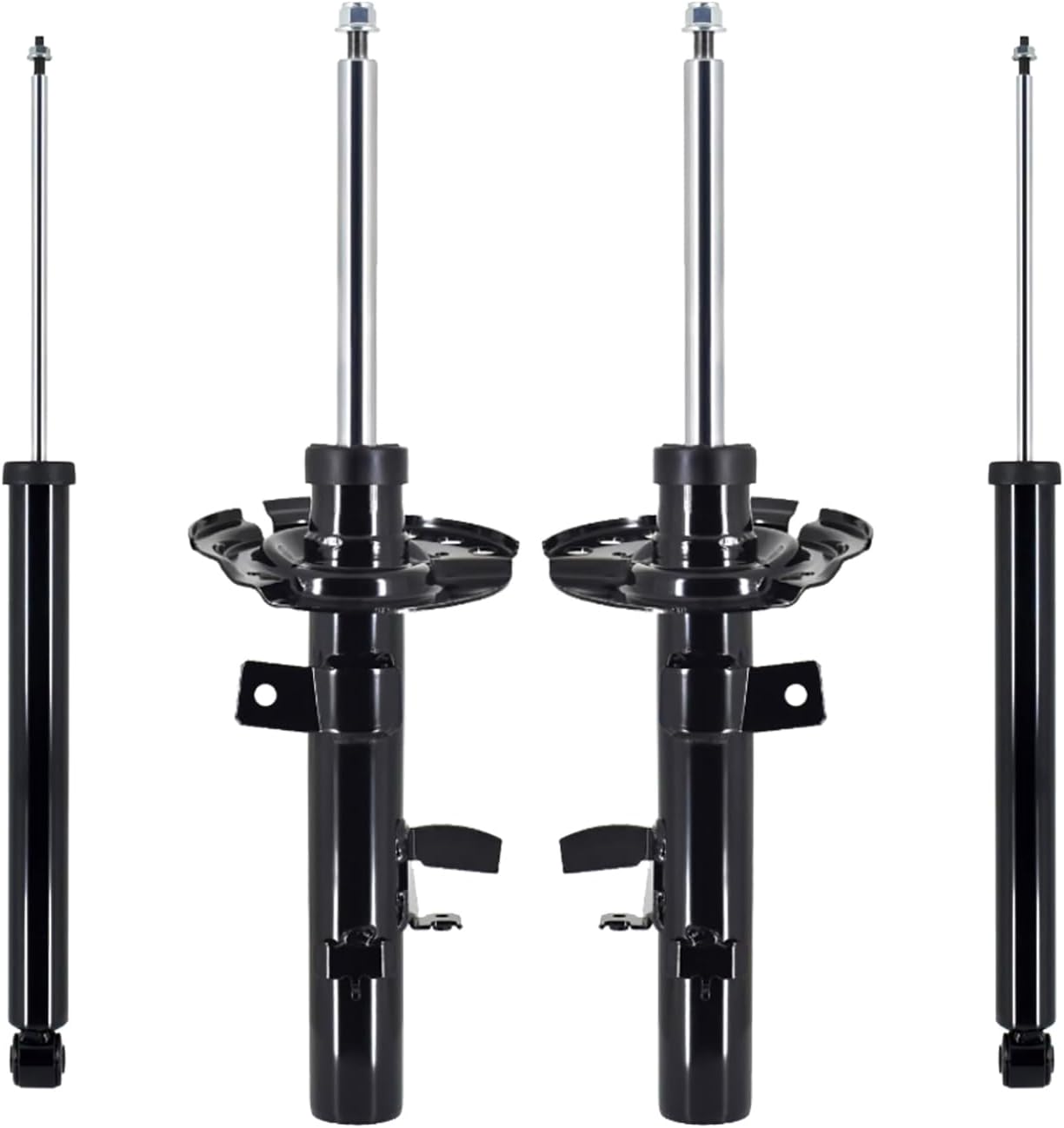 PM Auto Set of 4 Front Suspension Strut Assembly-Rear Shock For 2014-2019 Ford Escape Monotube Performance Upgrade