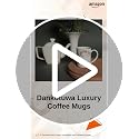 Image of Dankotuwa, World-Class Tableware Set Of 2 Luxury Porcelain Coffee Mugs 250Ml With 24K Gold | Elegant And Durable Cups |Gift For Any Occasion (Rose Garden)