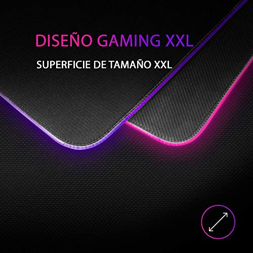 MMPRGB2, Mouse Pad XXL, Modalitá RGB 12, 2 USB 2.0, Nero - Mousepad - Immagine 3