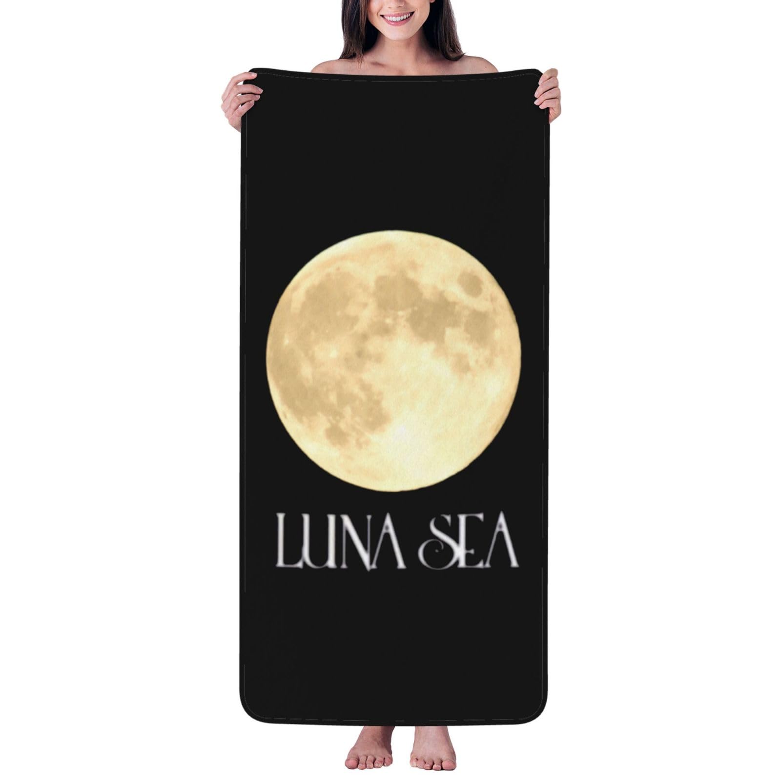 Amazon｜Luna Sea ルナシー バスタオル 68x140cm 瞬間吸水 抗菌防臭