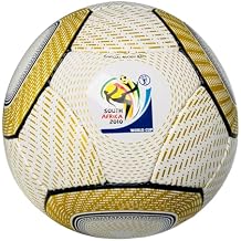 World Cup Soccer Ball 2010 South Africa Final Match Replica Size 5 Famous Collectible Premium Rexine Football Gift for Fans & Birthdays OII-150