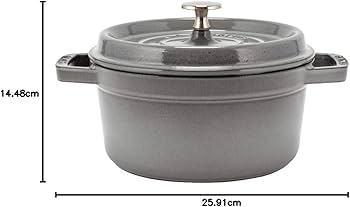 staubピコ・ココットラウンド　グラファイトグレー20cm Amazon｜[ ストウブ 鍋 ] Staub ピコ・ココット ラウンド 20cm