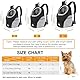 M MUNCASO Hundetrage-Rucksack Welpentasche Kleine Haustier-Fronttasche mit Atmungsaktivem, Head-Out-Design, Wasserdichter Boden für Reisen, Outdoor, Wandern