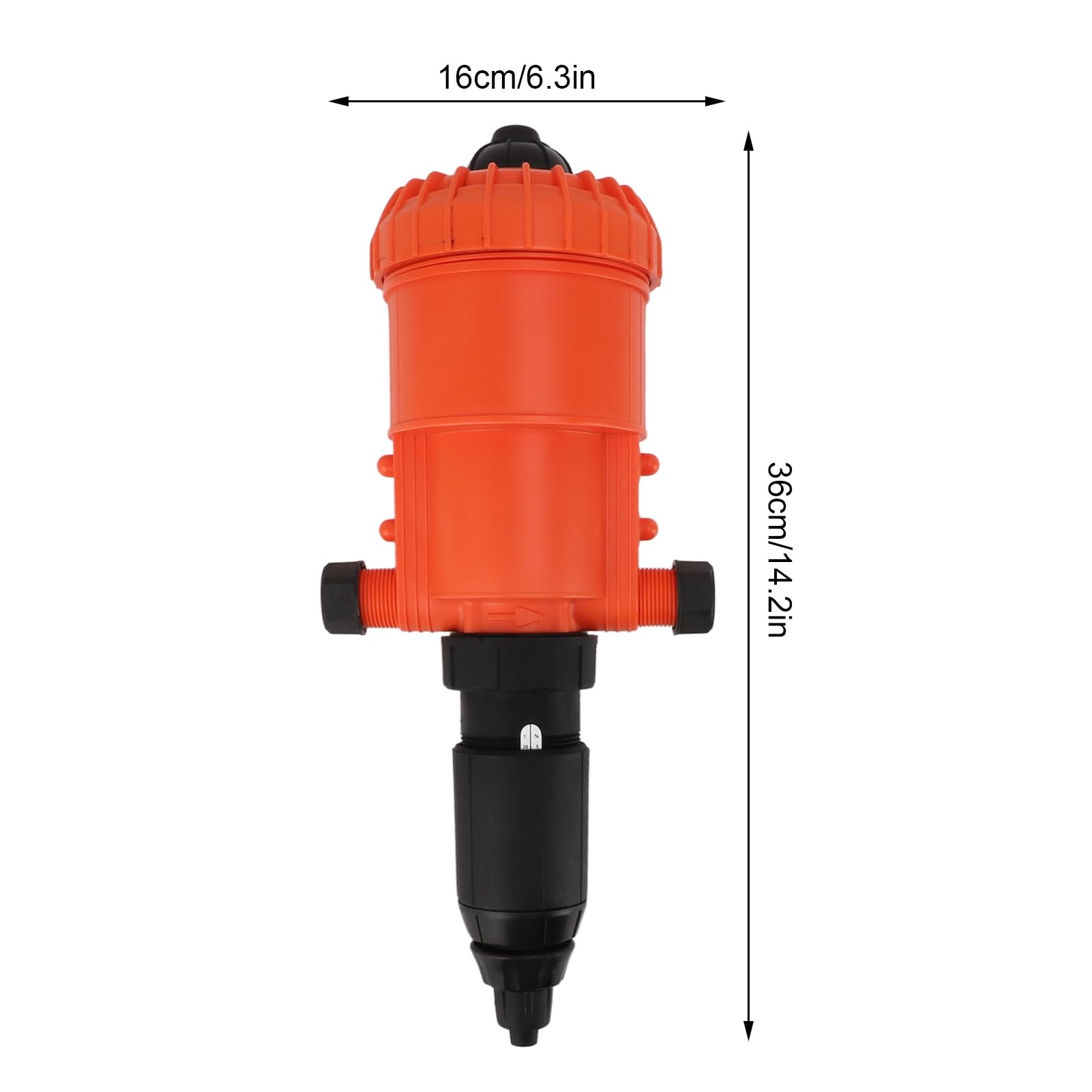 Acouto Bomba Dosificadora Automática, Inyector de Fertilizante Plástico para Ganado y Jardín, Solución Proporcional Impulsada por Agua para una Fertilización Eficiente (#12)