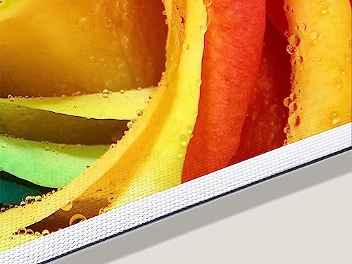 Professional Glossy Eco-Solvent Polyester 36 Inch Wide - 300Gsm Canvas Roll White For Wide Format Inkjet Printer, Polyester Paper Roll Format Epson Canon Hp Plotter #TOP3