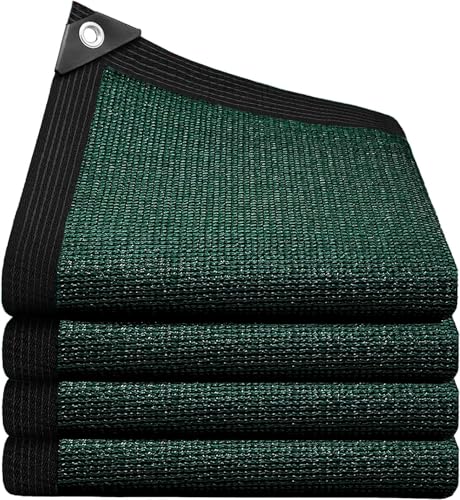 QHAIYYBF 80% Shade Cloth for Garden,6×10FT Green Sun Shade Net with Grommets Sunblock Net Mesh Tarp for Plants Cover,Greenhouse and Patio