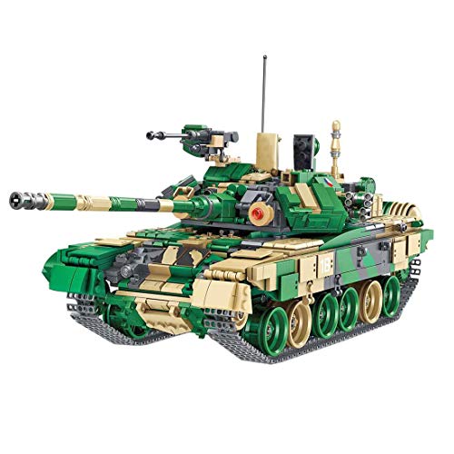 YPZ Technik Panzer Bausteine, Leopard 2a6 Panzer Modellbausatz Panzer, Militär Panzer Bausatz Klemmbausteine… – Bild 4