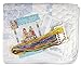 Tobin Jack in The Box Baby Quilt Stamped for Cross Stitch Kit, 34