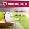 ONEGlobal Incrediball Soft Practice Cricket Ball | Outdoor & Indoor Rubber Cricket Ball With Core & Stitched Seam | For Practice, Honing Skills & Family Fun (1-Red&White) #3