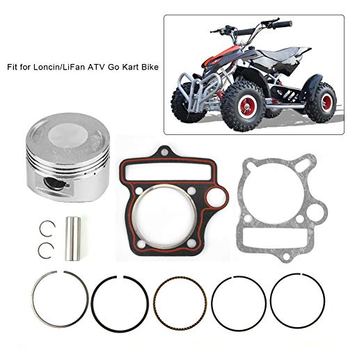 Image of Engine Parts,125cc 54mm Engine Parts Piston Set Rings Gaskets Fit for ATV Go Kart Bike