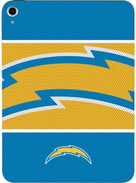 Skinit Decal Tablet Skin Compatible with iPad 11th Gen (2025) - Officially Licensed NFL Los Angeles Chargers Zone Block Design