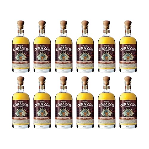 Sazerac Corazón Reposado Tequila mild Mexico inkl. FeinWert E-Book (12 x 0.7 l)