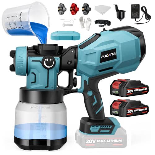 1200W Cordless Paint Sprayer Kit