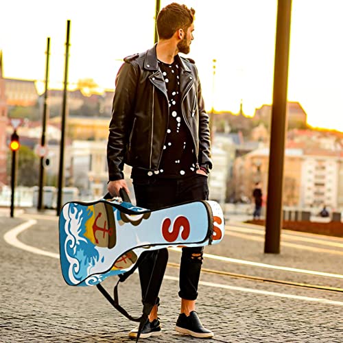 Housse de transport rembourrée imperméable Oxford avec bandoulière réglable Motif lion sur bateau - Les Beatles, Paul McCartney, John Lennon, RIngo Starr, George Harrison Housse de transport rembourrée imperméable Oxford avec bandoulière réglable Motif lion sur bateau – Image 7