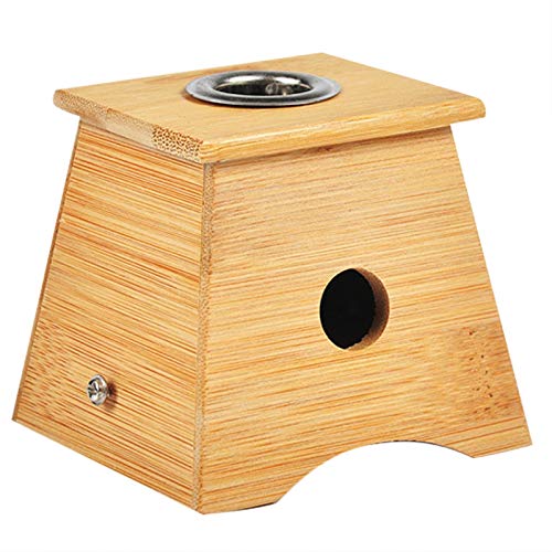 Andifany Bambú Moxa Moxibustión Caja Acupuntura Relajación Rodillo Stick Holder Cuello Brazo Cuerpo Acupuntura Dispositivo de Terapia de Masaje