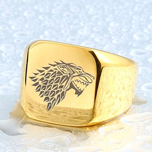 高級感 特A品 アクセサリー オオカミ 彫刻 狼 リング プレゼント 贈り物 (13号～29号) ステンレス メンズ B系 お兄系 誕生日 記念日 ファッション男性用 指輪 (ステンレス鋼, 29号)