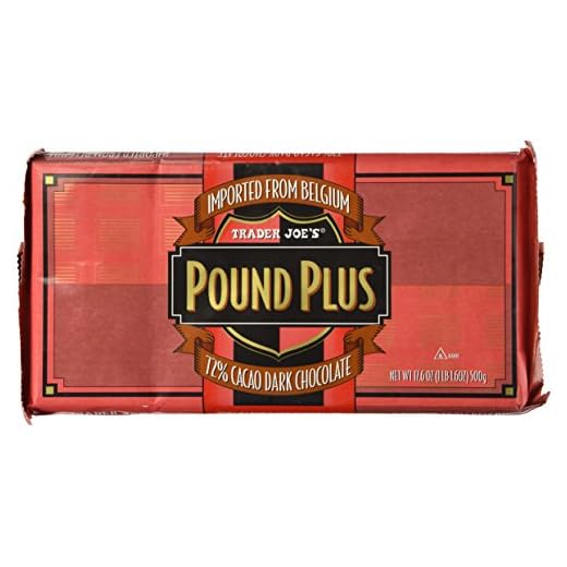 Trader Joe's Pound Plus 72% Dark Chocolate 17.6 oz.