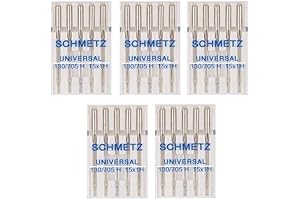 Schmetz Universal Machine Needles - Size 12/80 (5 Pack) - Perfect for...
