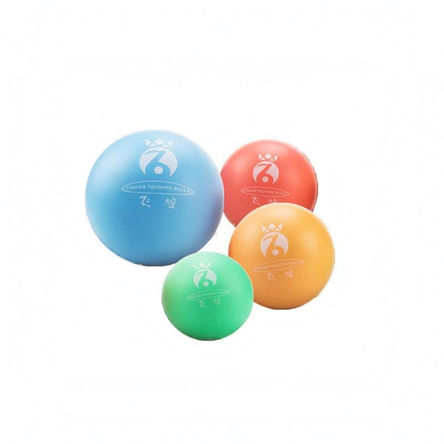 4 Pieces PU Polyurethane Finger Training Ball Polished Finger Exercise Ball, 4-pack-image-8